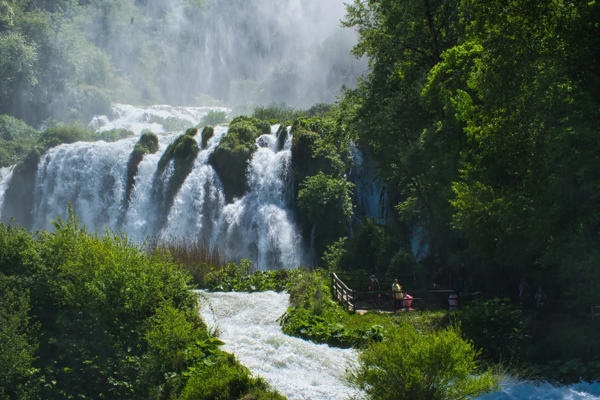 Cascata delle Marmore im Nebel