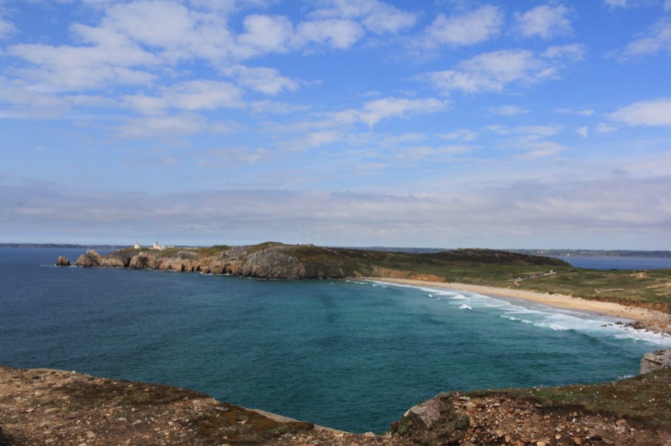 Zöllnerpfad bei Saint Mathieu, Blick auf die Atlantikküste